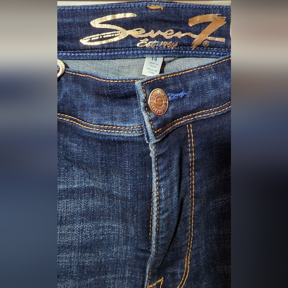 Lane Bryant Seven7 Limited Edition Embellished Jeans - Picture 2 of 16